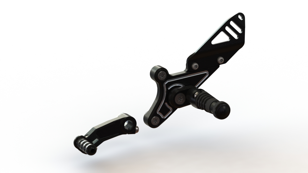 Gilles RCT10GT Rearsets for the BMW R / Pure / Scrambler / Urban